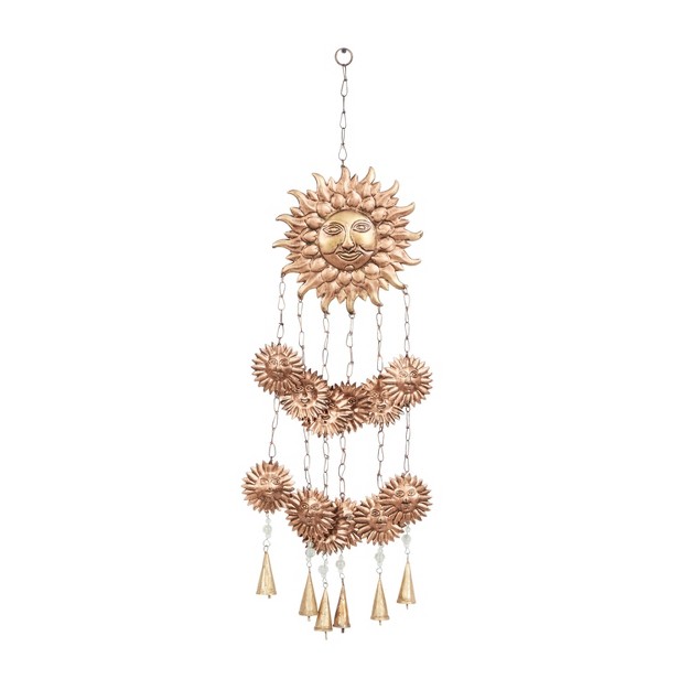 Iron Eclectic Sun Windchime Gold Olivia amp May