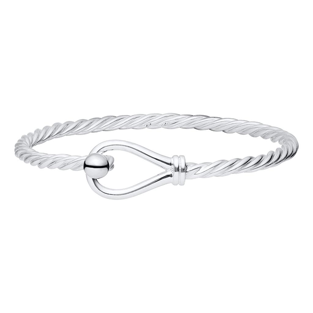 LeStage® Cape Cod  Evening Tide - Loop and Twist Bracelet in Sterling Silver