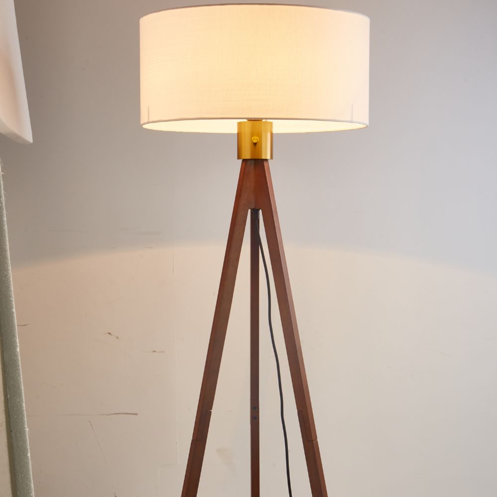 Gem Wooden Tripod Floor Lamp Cy-Ltd-1000