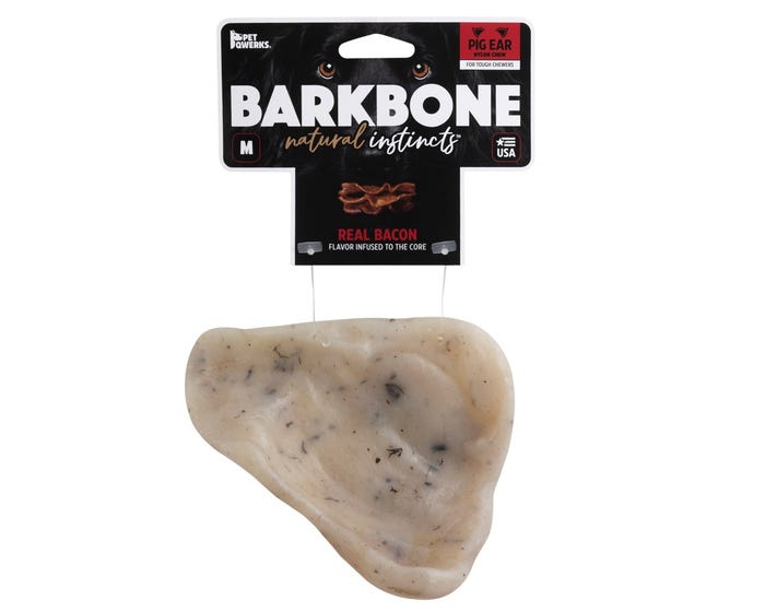 BarkBone Natural Instincts Nylon Pig Ear Dog Chew - 36069