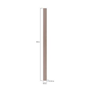 Hampton Bay 91.5 in. W x 4.5 in. H Toe Kick Molding in Unfinished Beech KATKX-UF