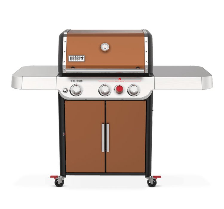 Weber GENESIS E-325s Copper Liquid Propane Gas Grill