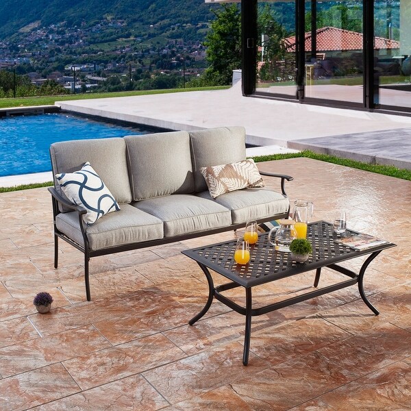 PATIO FESTIVAL 6Piece Outdoor Metal Conversation Set