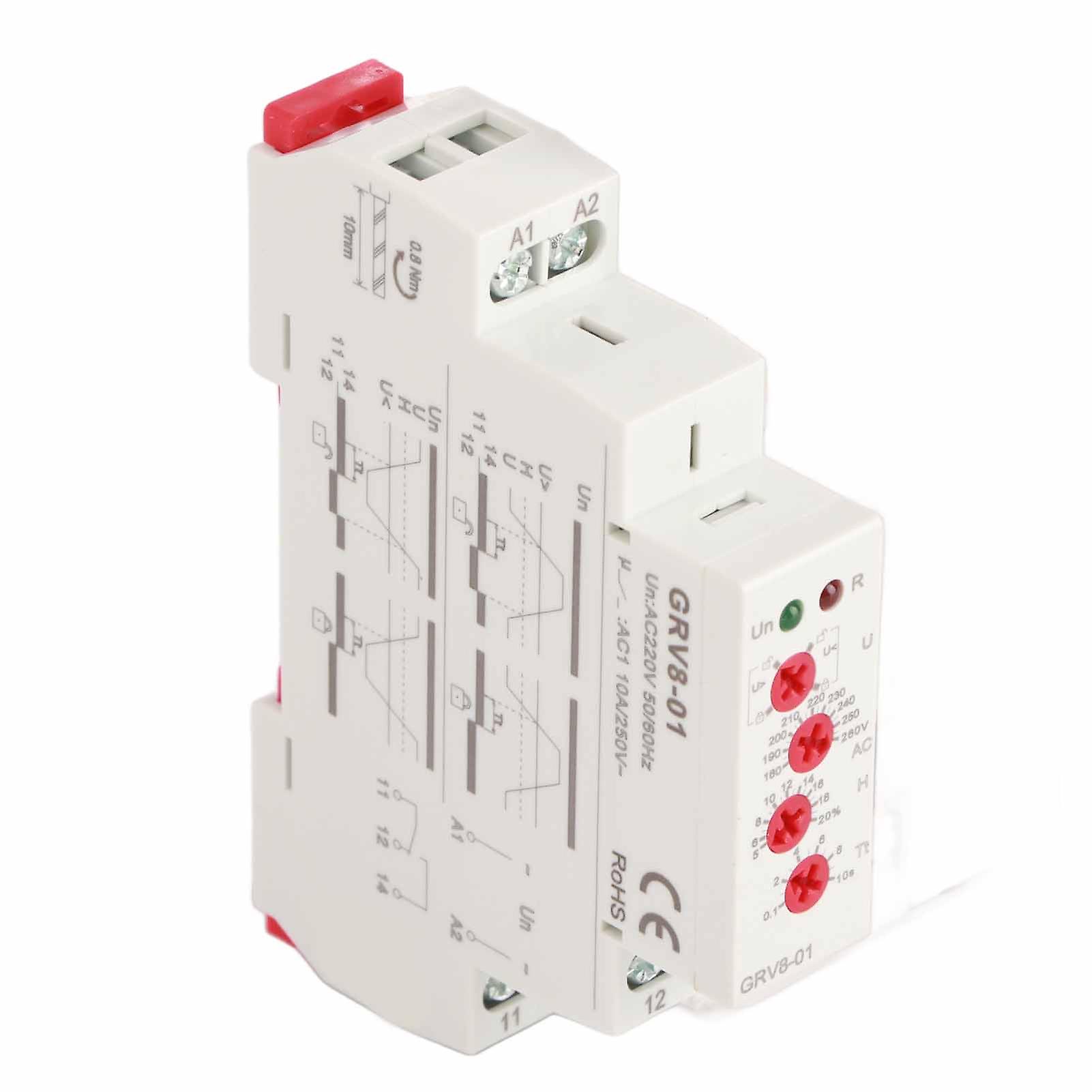 Grv801 Single Phase Voltage Control Monitoring Relay Over Voltage Protection (#1)