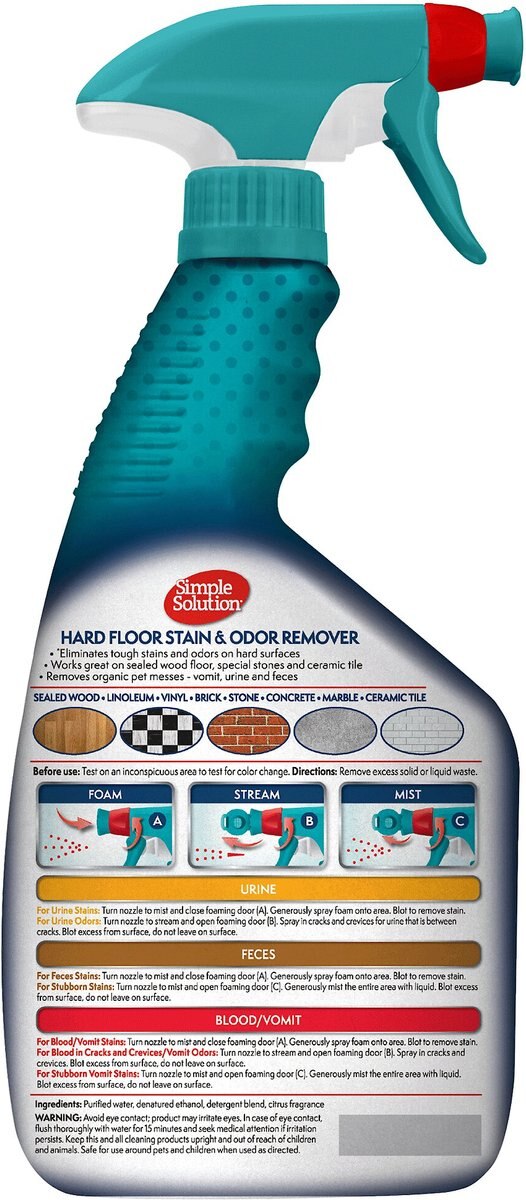 Simple Solution Hardfloors Stain and Odor Remover