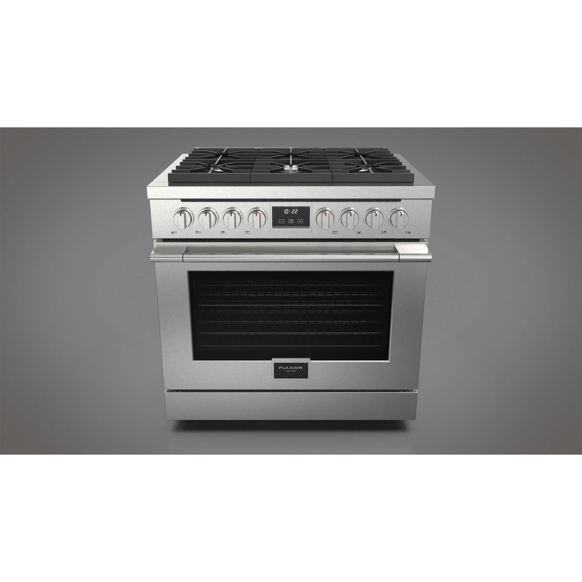 Fulgor Milano 36-inch Freestanding Gas Range with True European Convection Technology F4PGR366S2