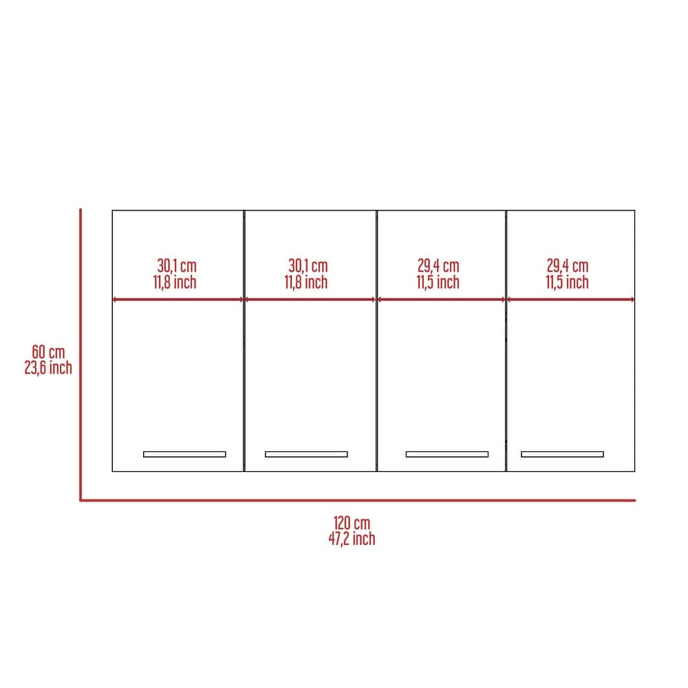 Four Doors Wall Cabinet