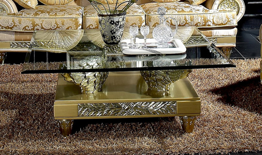 Aries Coffee Table   Traditional   Coffee Tables   by Infinity Furniture  Houzz