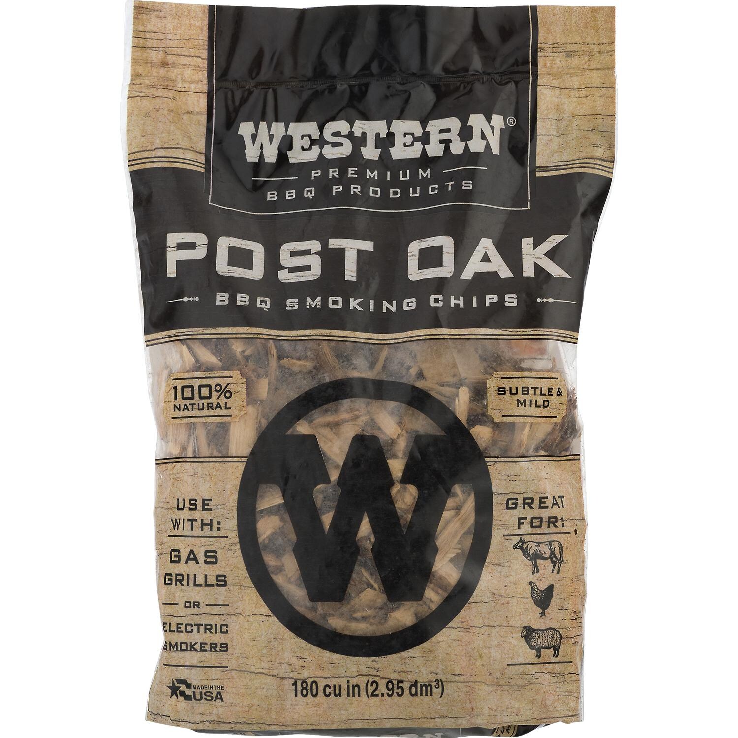 Western Oak BBQ Smoking Chips (180 Cu. In.)