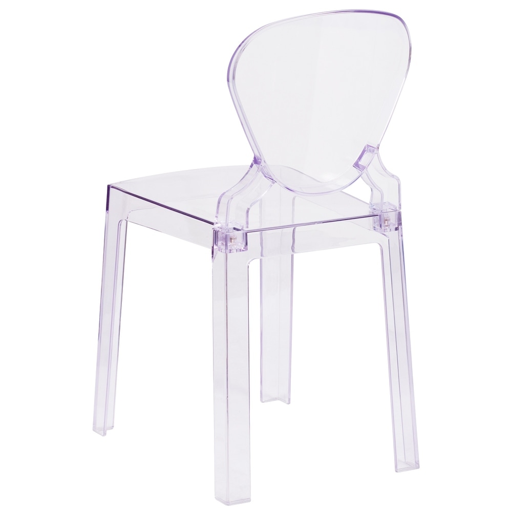 Chair with Tear Back in Transparent Crystal   Wedding Chairs   15.75\