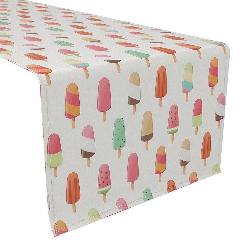 Table Runner， 100% Cotton， 16x108， Sweet Summer Treats