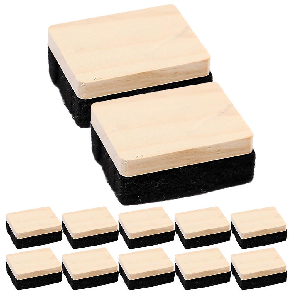 12pcs Dry Erase Erasers Chalkboard Erasers Classroom Blackboard Erasers Reusable Whiteboard Erasers