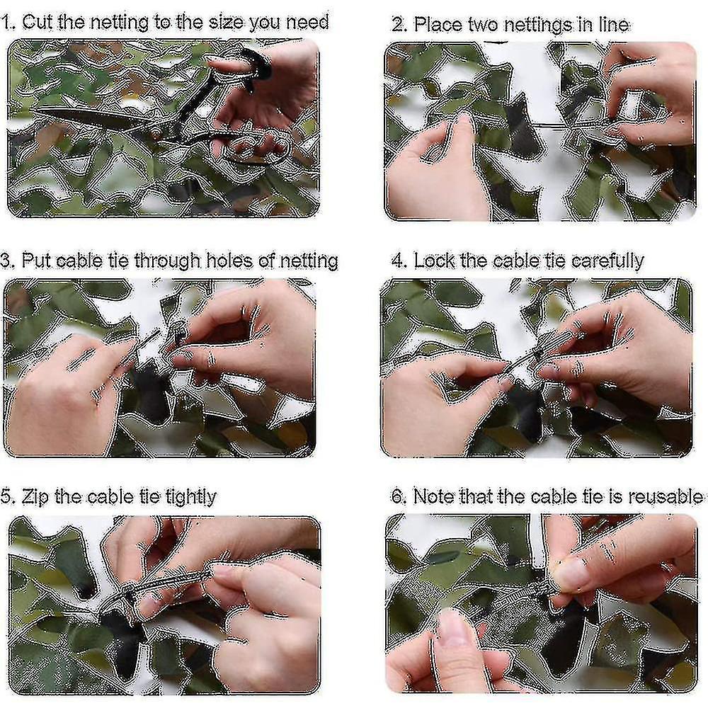 Camo Netting，   Net Blinds Great For Sunshade Camping Shooting Hunting-1.5*3m-desert Digital