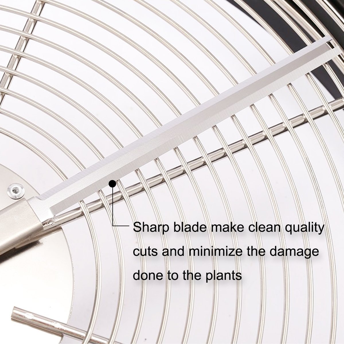 iPower 19 inch Bud Leaf Bowl Trimmer- Sharp Stainless Steel Blades for Spin Cut and Solid Metal Gear Box