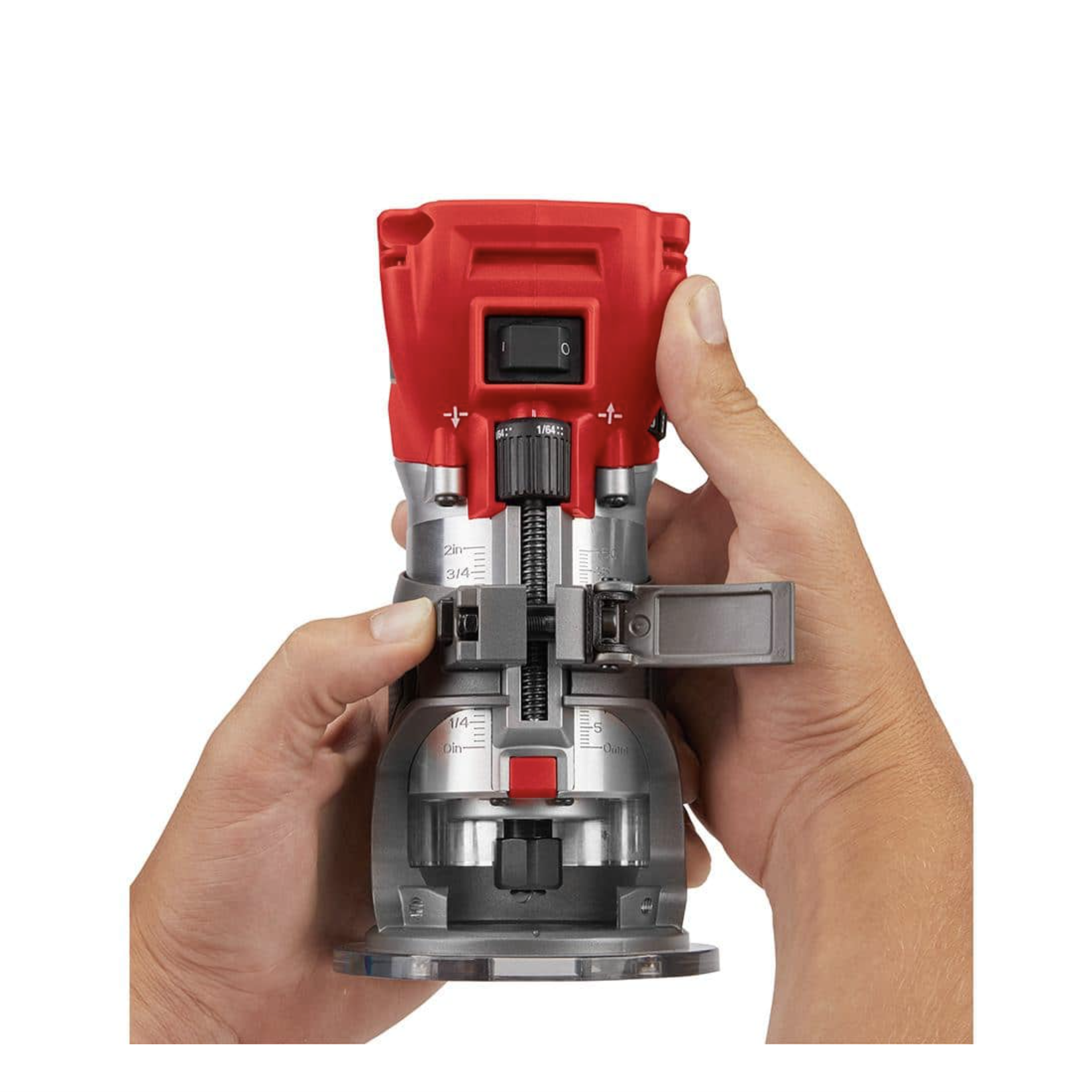 Milwaukee M18 FUEL 18V Lithium-Ion Brushless Cordless Compact Router w/ Compact Router Plunge Base