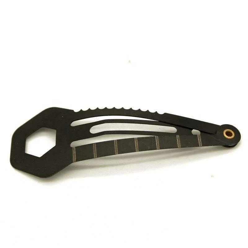 Camping Equipment Outdoor Multi Tool Hair clip Band Sawtooth Outdoor Survival Tool Tourism Equipment Hiking And Camping