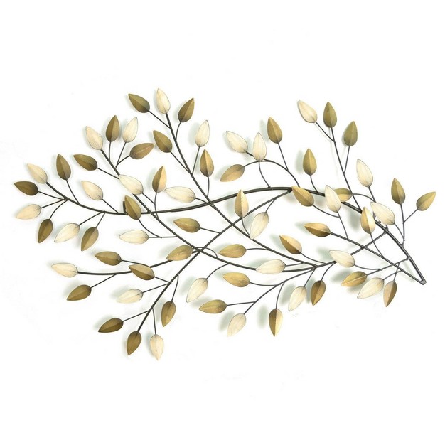 Blowing Leaves Decorative Wall Sculpture Stratton Home Decor