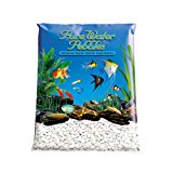 Pure Water Pebbles Aquarium Gravel 25-Pound Platinum White Frost (Pack of 1)