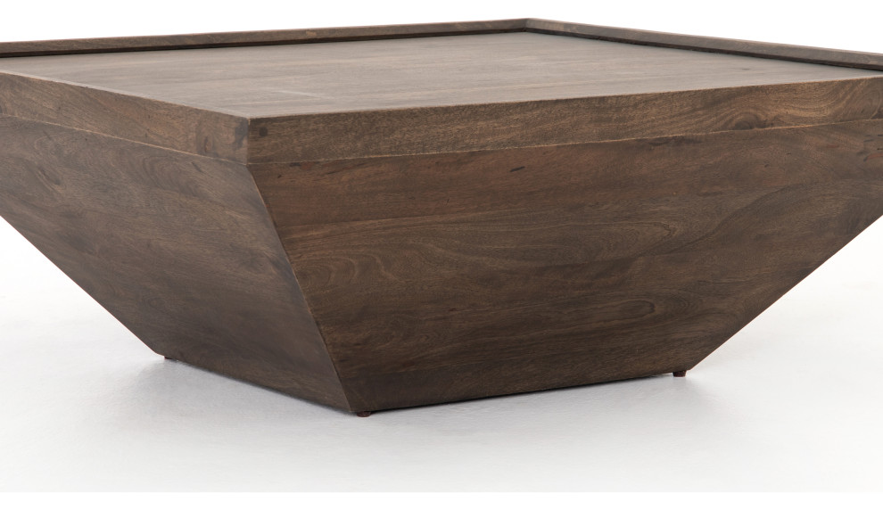 Drake Coffee Table  Aged Brown   Transitional   Coffee Tables   by Four Hands  Houzz