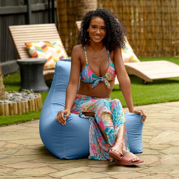 Jaxx Juniper Sunbrella Fabric Outdoor Bean Bag Patio Chair