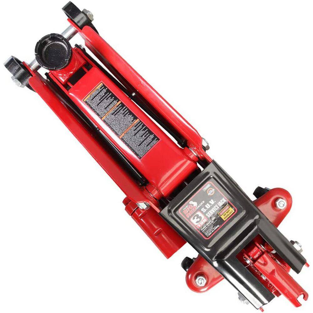 Big Red 3-Ton Trolley Floor Jack with Saddle Extension Adapter T83006