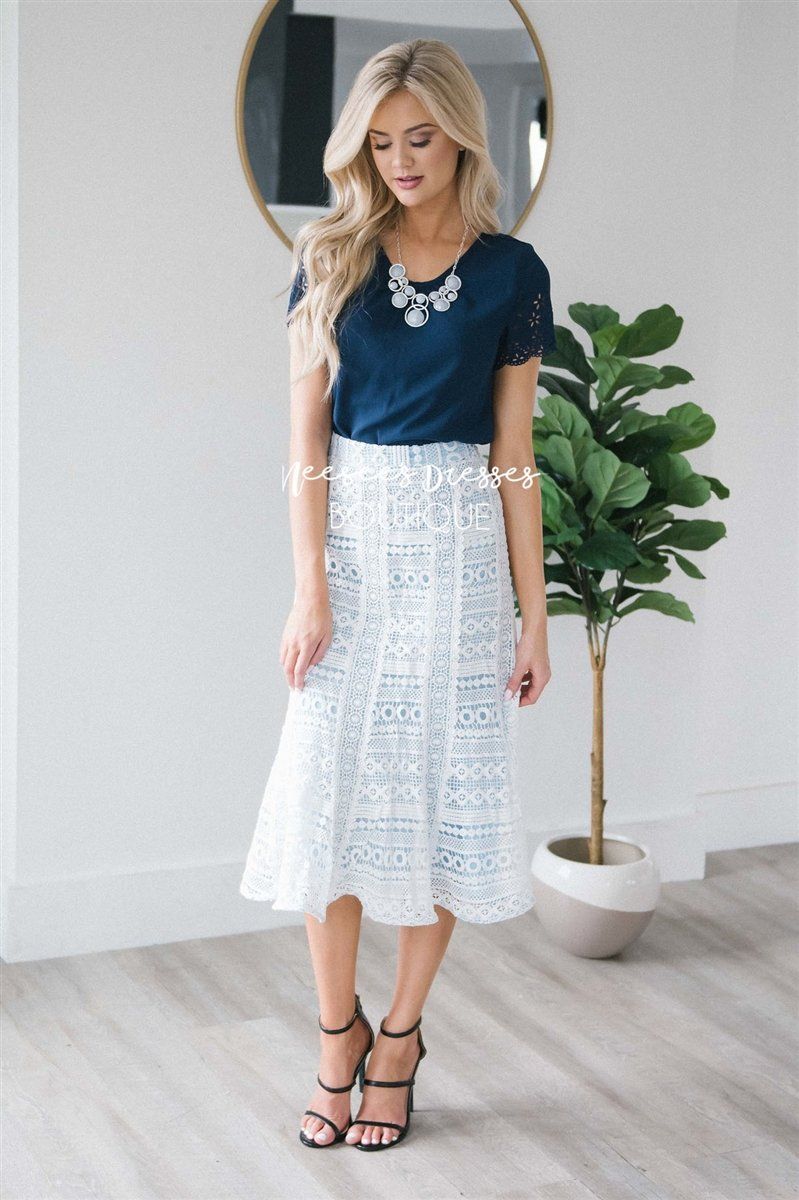 Graceful Mermaid Lace Skirt