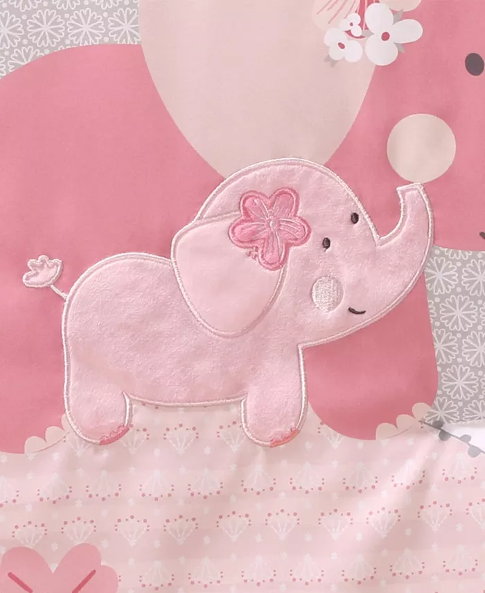 The Peanutshell Elephant 3-Piece Crib Bedding Set