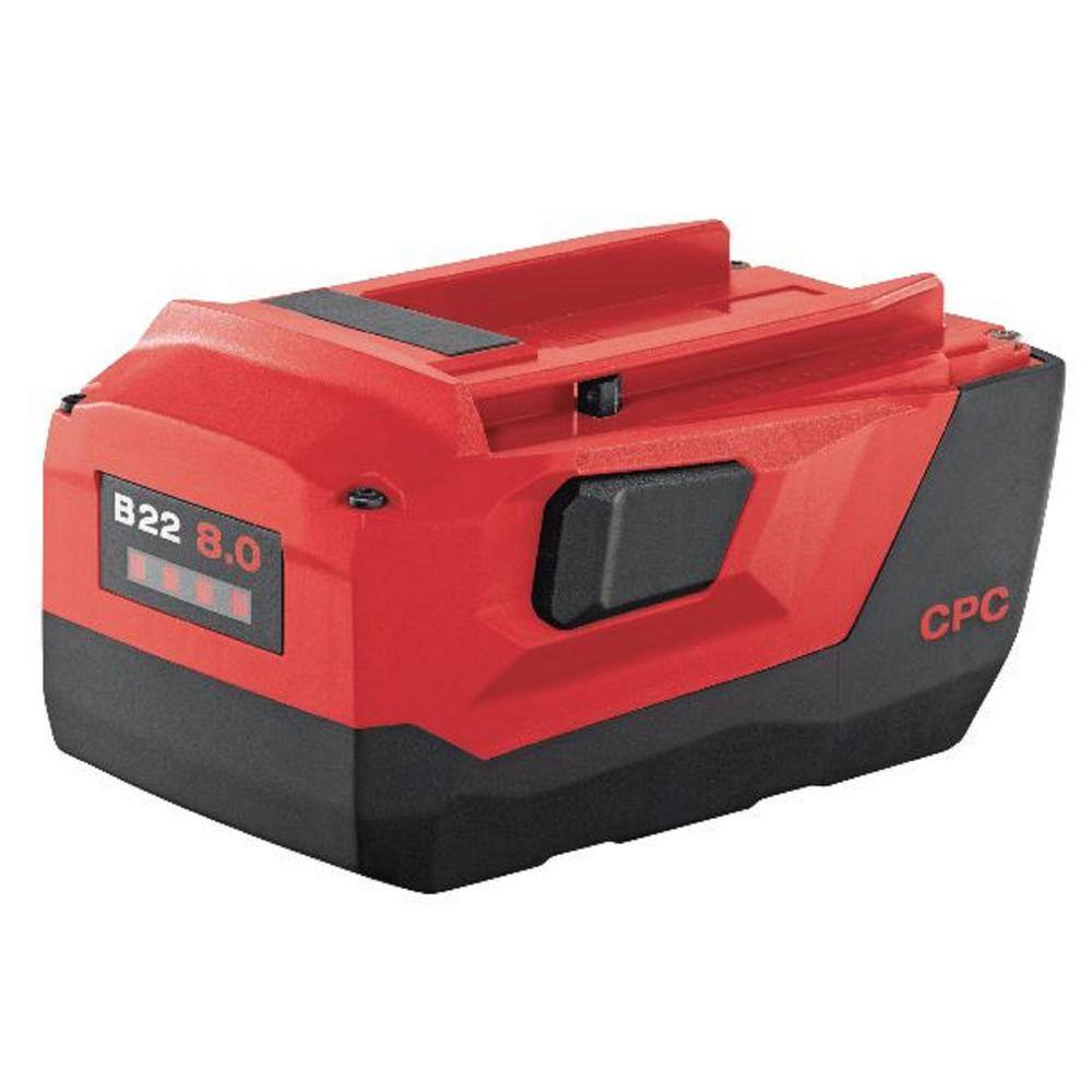 Hilti 22-Volt Lithium-Ion SF 10W-A Cordless 12 in. Drill Driver Kit with (2) 8.0 ah Batteries Charger and Bag 3628987