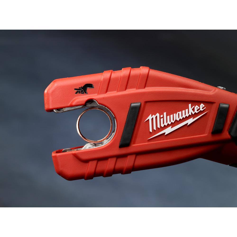 MW M12 12V Lithium-Ion Cordless Copper Tubing Cutter Kit with 6.0Ah Battery 2471-21-48-11-2460