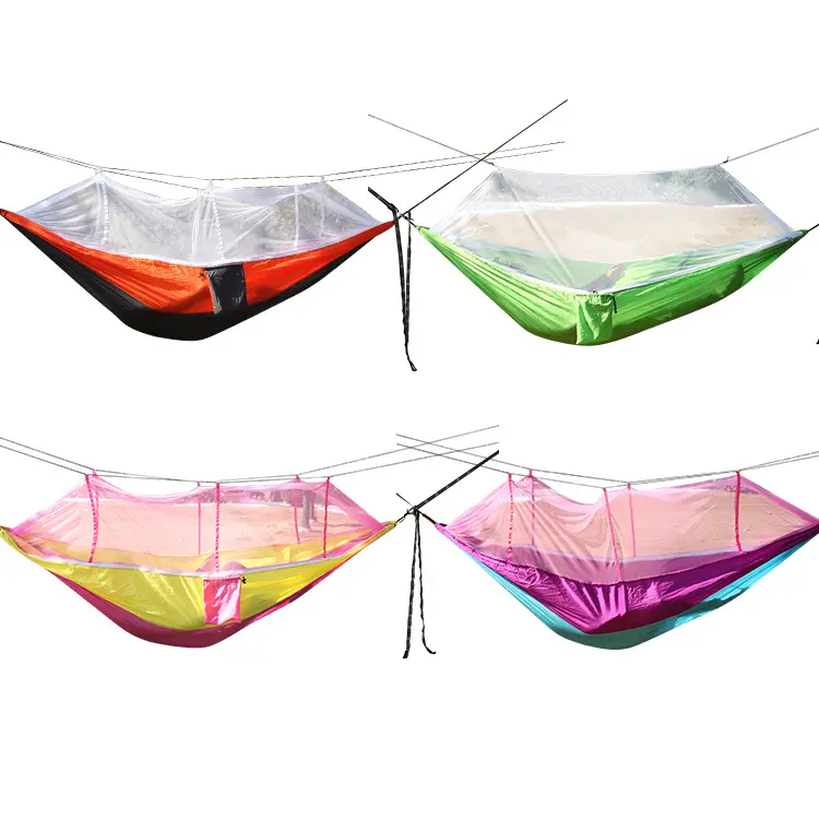 Outdoor  Ultralight 210T Nylon Parachute Mosquito Net Travel Camping Hanging Hammocks