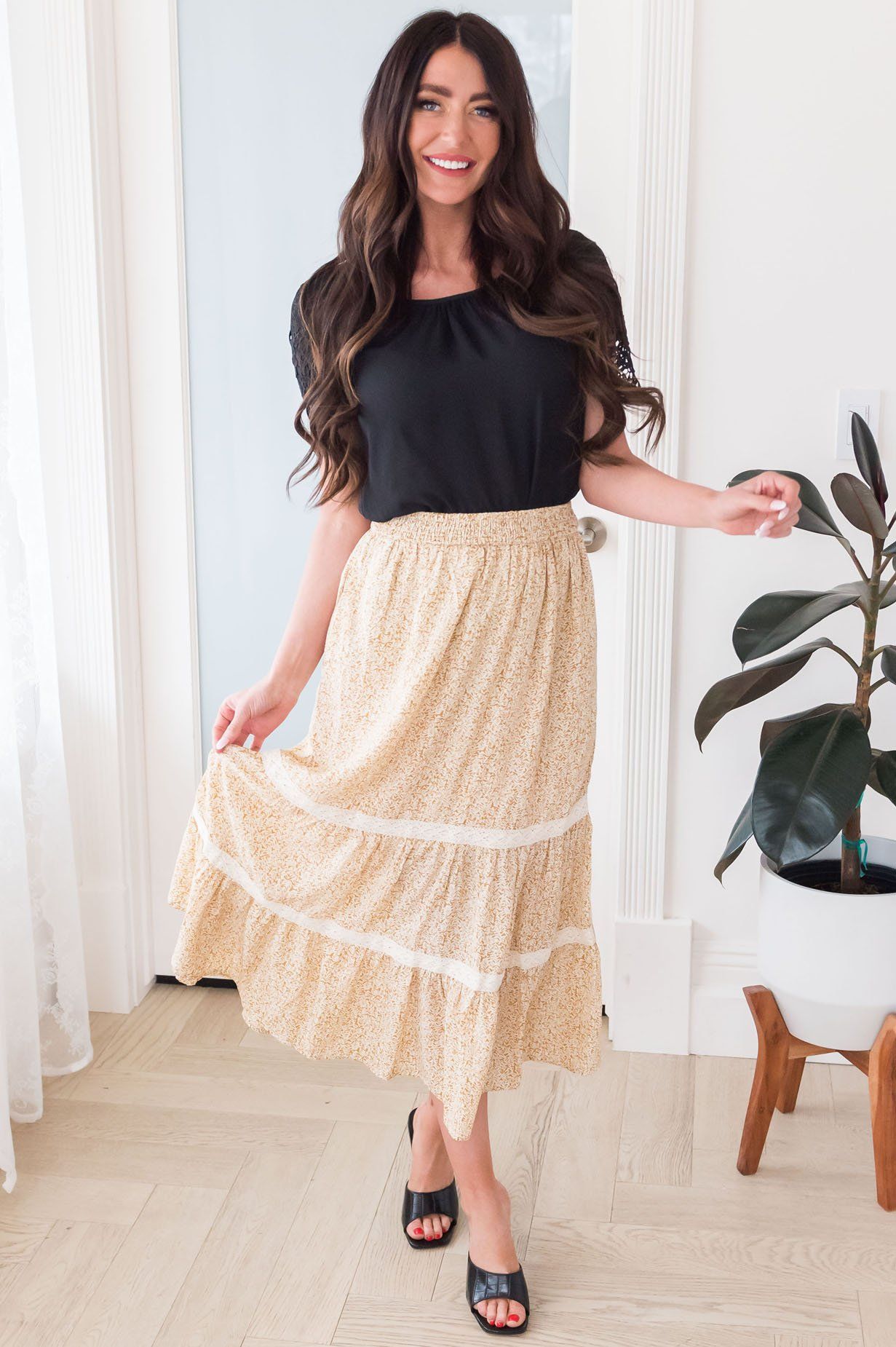 Always Optimistic Modest Skirt