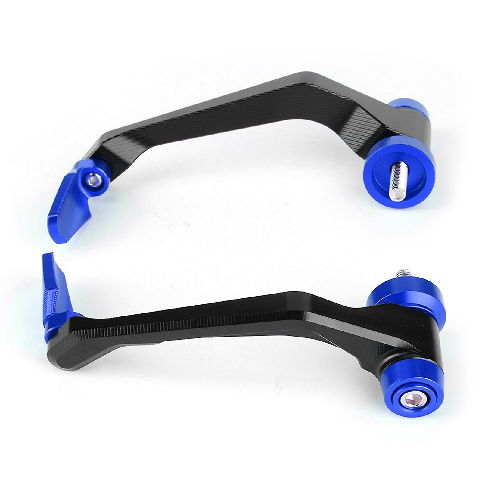 Aluminum Alloy Brake Clutch Levers Guard Universal Handlebar Grips Protector For Motorcycleblue