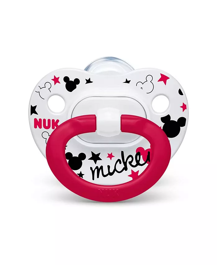 NUK Disney Mickey Mouse Orthodontic Pacifiers， 2 Pack