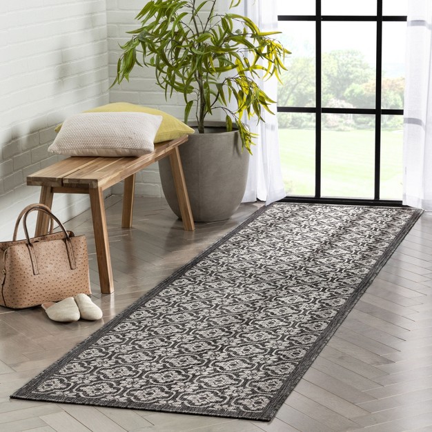 Well Woven Indoor Outdoormanola Floral Trellis Area Rug