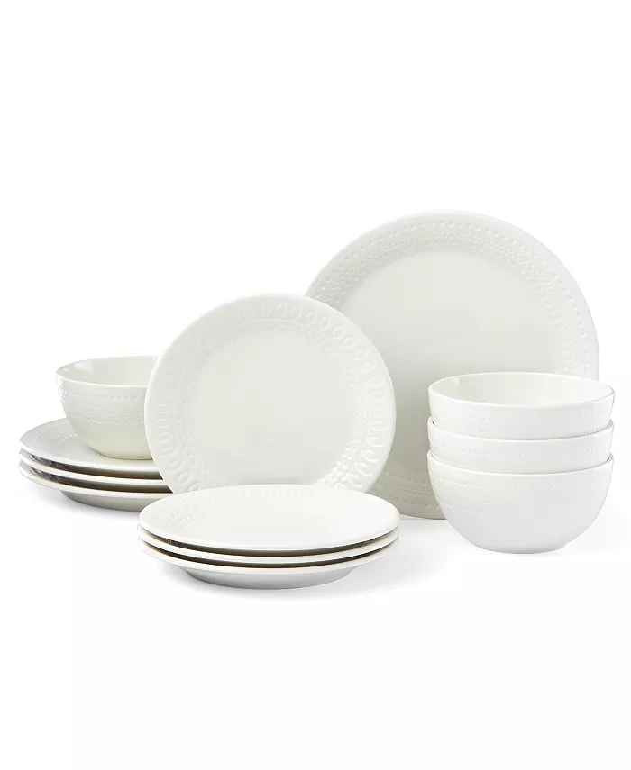 kate spade new york  Willow Drive  12-PC  Dinnerware Set Service for 4