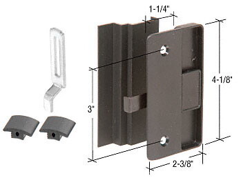 CRL A219 Black Sliding Screen Door Latch and Pull ...