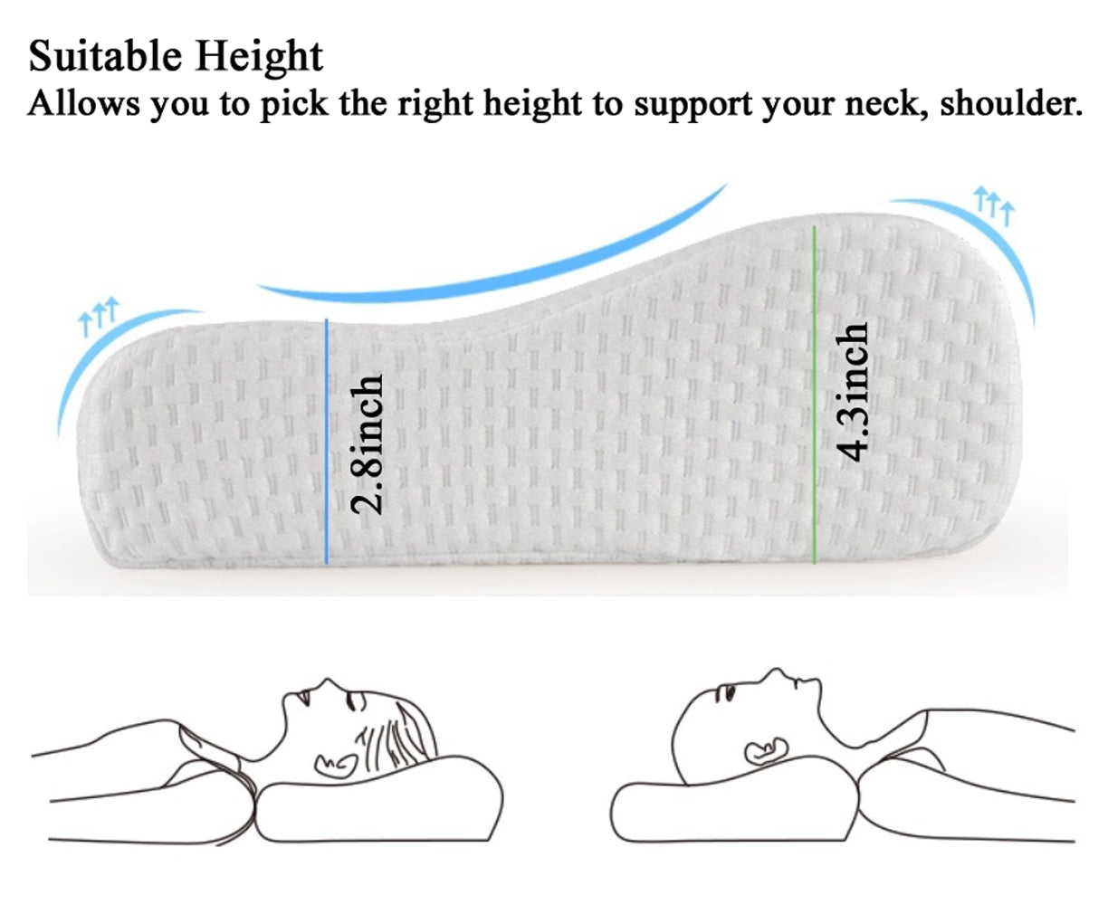 Tektrum Contour Pillow, White