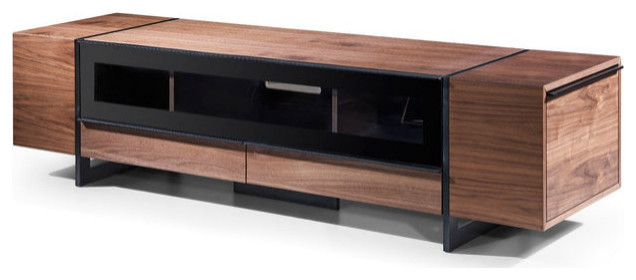 Melody Modern Walnut TV Stand   Modern   Entertainment Centers And Tv Stands   by Virgil Stanis Design  Houzz