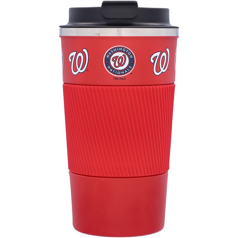 Washington Nationals 18oz Coffee Tumbler with Silicone Grip