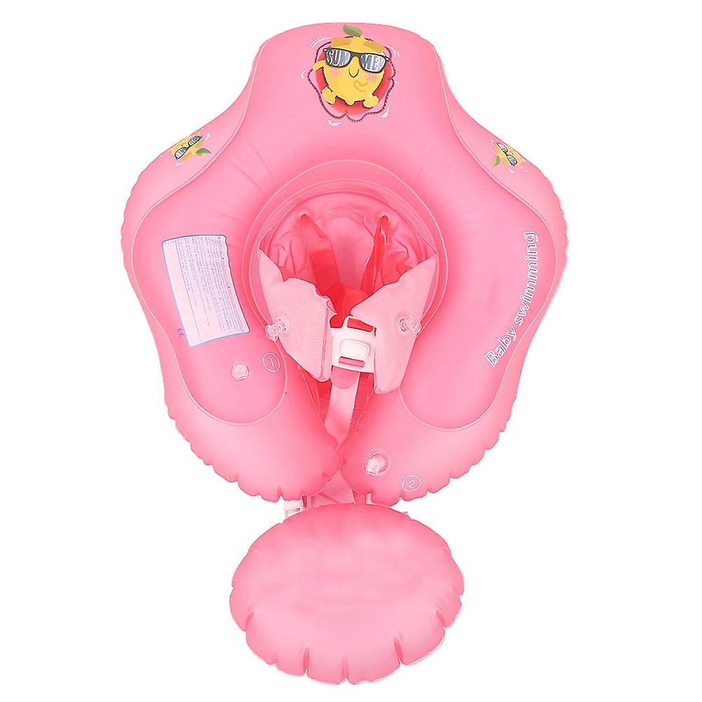 Inflatable Circle Swimming Ring Underarm Lifebuoys For Kids Children Baby  Summer Toys Sitting Ring With Buoy Floatspink M