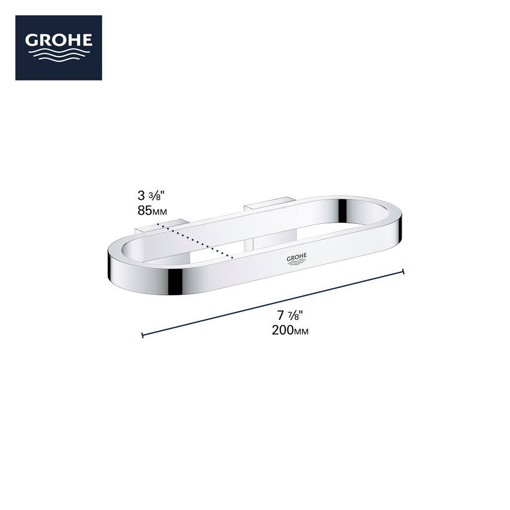 GROHE Selection Wall Mount Towel Ring in StarLight Chrome 41035000