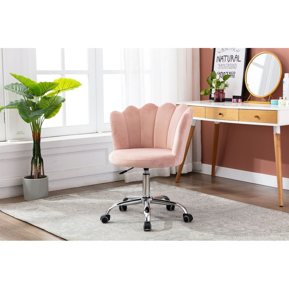 Swivel Shell Chair Office Chair Adjustable Vanity Chairs Desk Stools