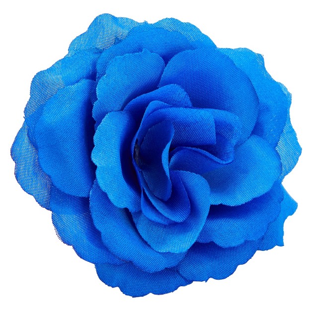 Bright Creations 50 Pack Royal Blue Roses Artificial Flowers Bulk 3 Inch Stemless Fake Silk Roses For Decorations Wedding