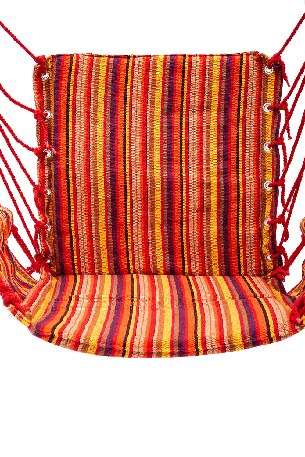 Best Patio Swing Seat Hammock Hanging Rope Chair Red Stripe