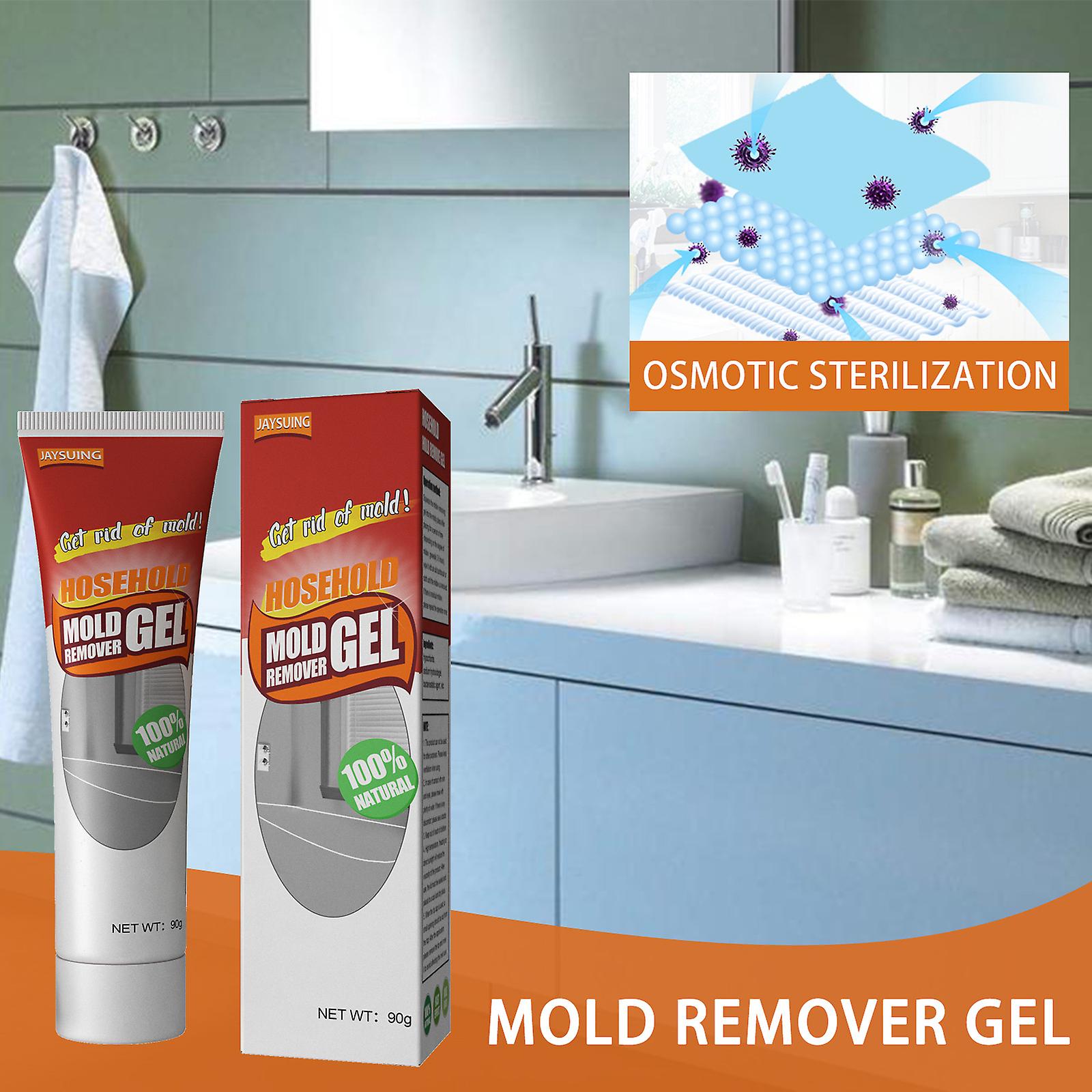 Demould Removal Gel Wall Wall Bathroom Kitchen White Wall Decontamination Mold Removal Mildew Spot Removal Detergent Color Classification 90g Box