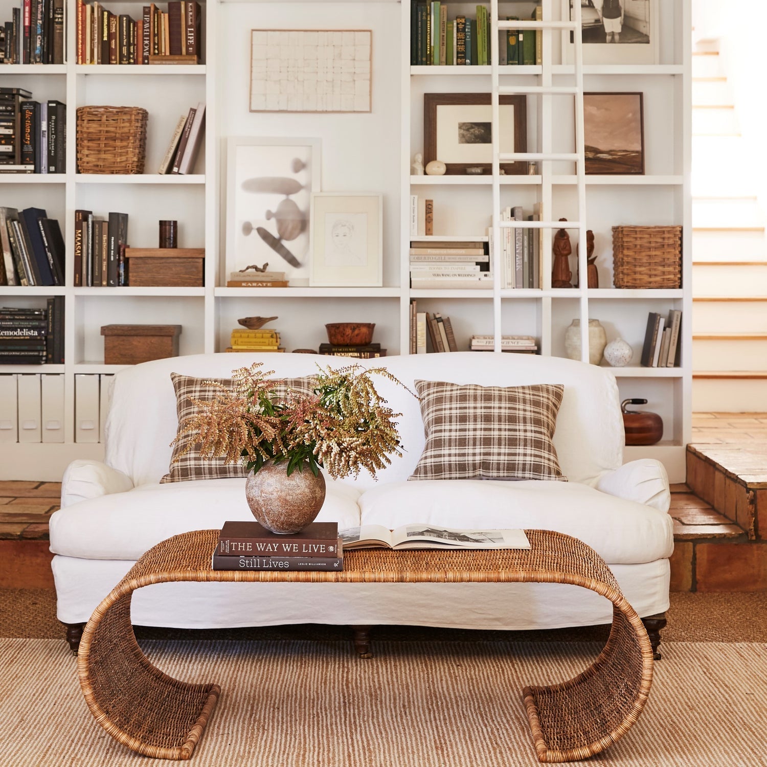 Healdsburg Wicker Coffee Table in Natural