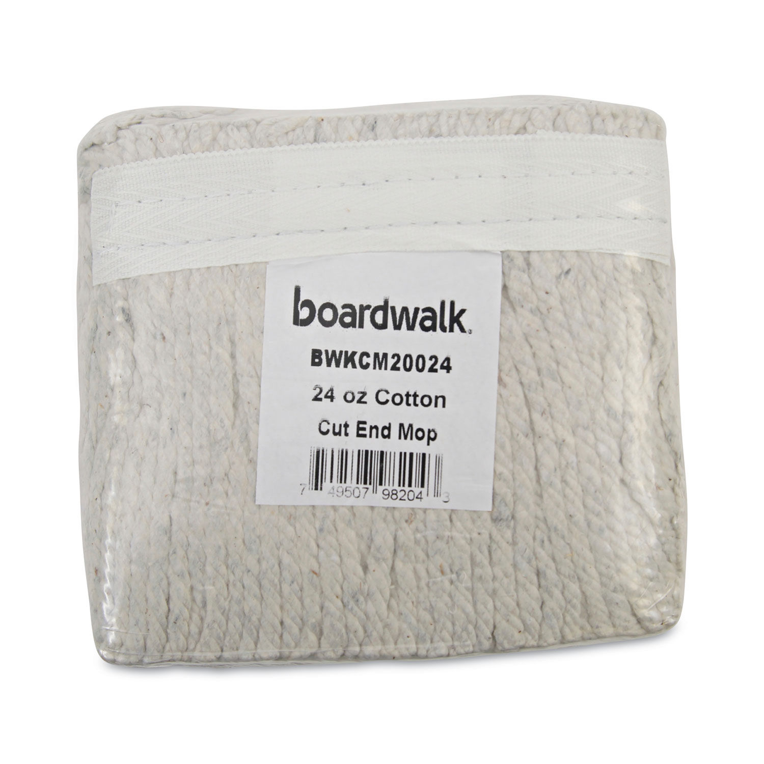 Banded Cotton Mop Heads by Boardwalkandreg; BWKCM20024