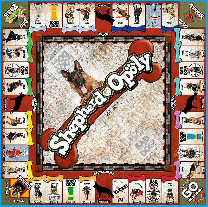 German Shepherd-opoly Board Game