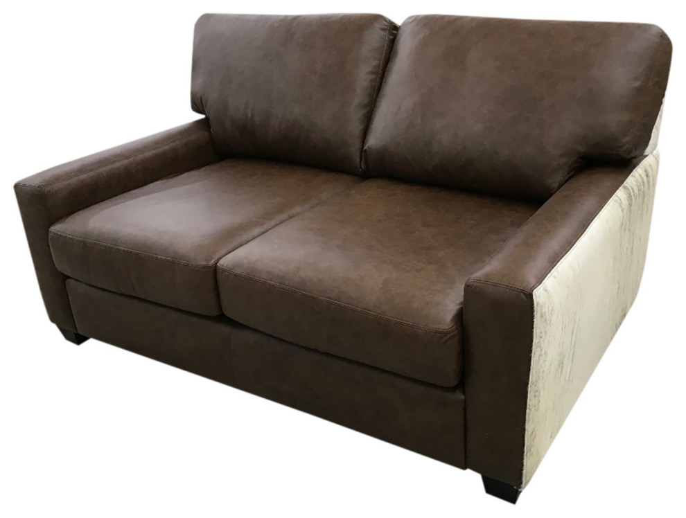 Restoration Western Contemporary Love Seat   Contemporary   Loveseats   by Great Blue Heron Furniture  Houzz