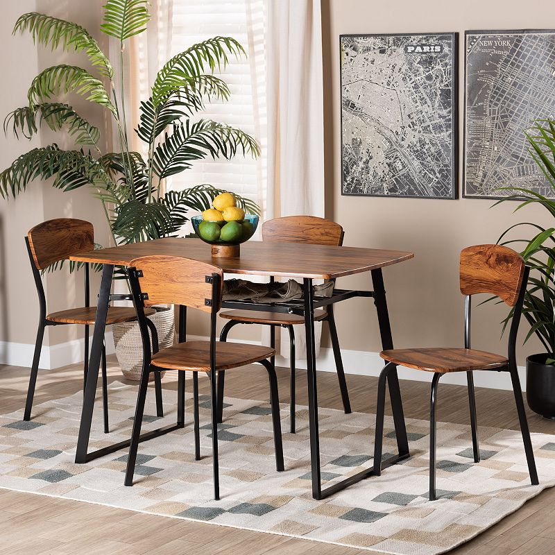 Baxton Studio Elida Dining 5-piece Set